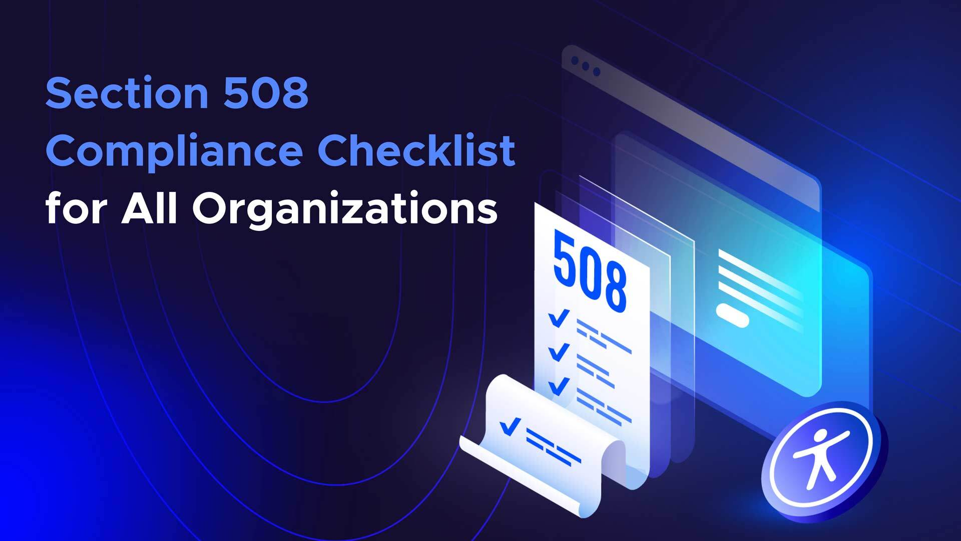 Your Section 508 Compliance Checklist
